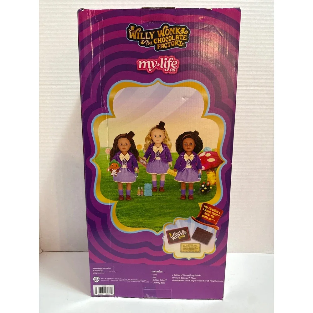 My Life As Willy Wonka and the Chocolate Factory Doll Set Blonde Blue Eye - Picture 2 of 2